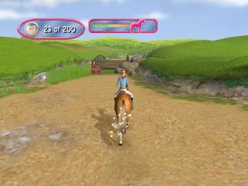 Barbie Horse Adventures Wild Horse Rescue (USA) screen shot game playing